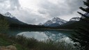 En sø nord for Lake Louise - men faktisk flottere denne dag